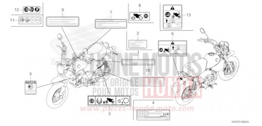 WARNETIKETT Z125MAS de 2025