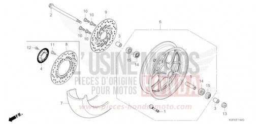 VORDERRAD Z125MAS de 2025
