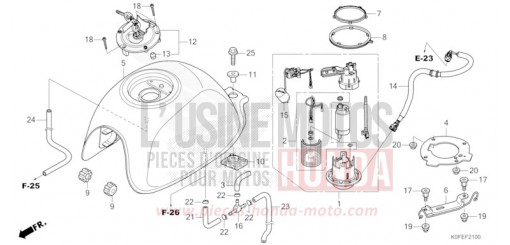 KRAFTSTOFFTANK Z125MAS de 2025