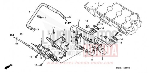 LUFTANSAUGVENTIL CB600F2 de 2002