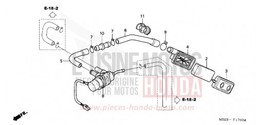 ZUSATZ-LUFTFILTER CB600F4 de 2004