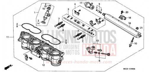 DROSSELKLAPPENGEHAEUSE CB1100SF1 de 2001