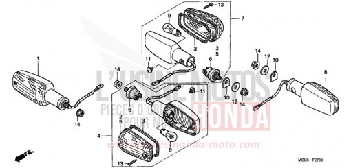 BLINKER CB1100SF1 de 2001
