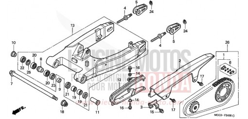 SCHWINGE CB1100SF1 de 2001