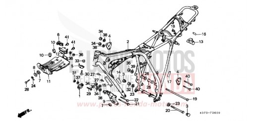 RAHMENKOERPER XL125SB de 1981