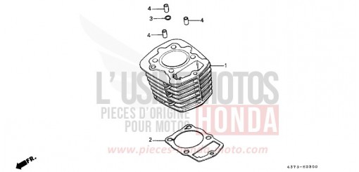 ZYLINDER XL125SB de 1981