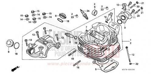 ZYLINDERKOPF XL125SB de 1981