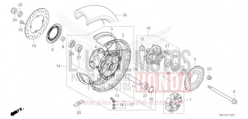 HINTERRAD ADV750S de 2025