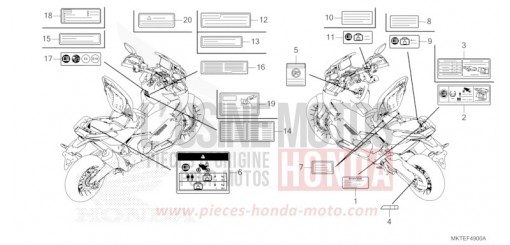 WARNETIKETT ADV750S de 2025
