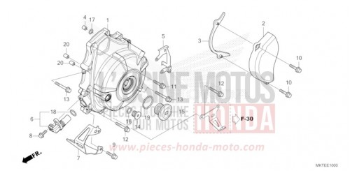 WECHSELSTROM-GENERATORABDECKUNG ADV750S de 2025