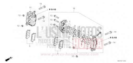 VORDERRAD-BREMSSATTEL ADV750S de 2025