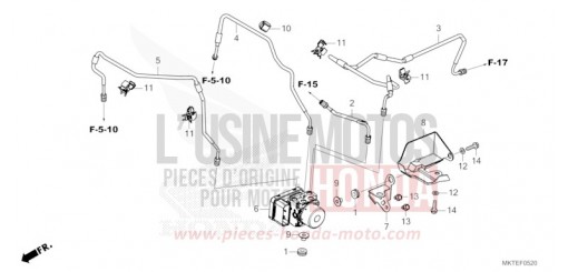 ABS-MODULATOR/BREMSLEITUNG ADV750T de 2026