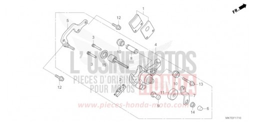 FESTSTELLBREMSSATTEL ADV750T de 2026