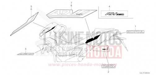 MARKE/EMBLEM ADV350AT de 2026