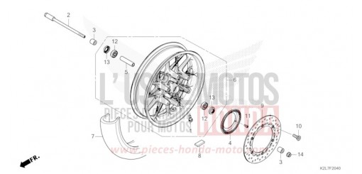 VORDERRAD ADV350AT de 2026