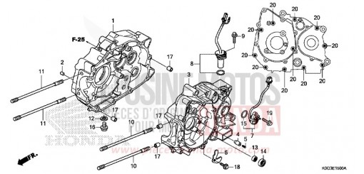 KURBELGEHAEUSE C125AK de 2019