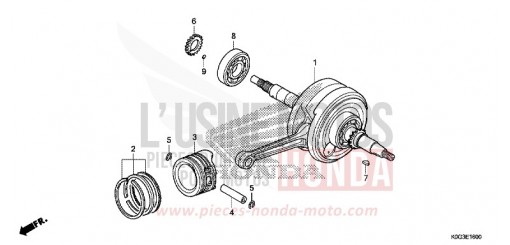 KURBELWELLE/KOLBEN C125AK de 2019
