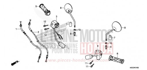 SCHALTER/KABEL/SPIEGEL C125AK de 2019