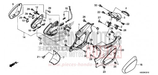 GEHAEUSEABDECKUNG C125AK de 2019