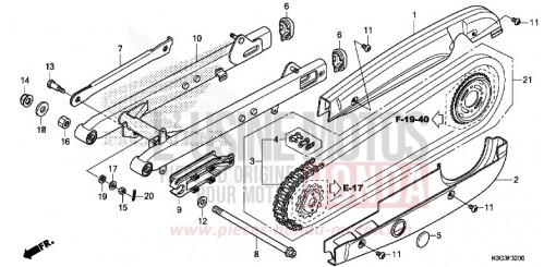 SCHWINGE/KETTENGEHAEUSE C125AK de 2019