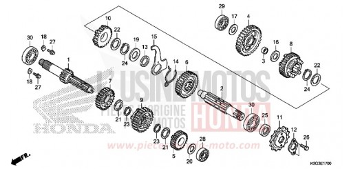 GETRIEBE C125AK de 2019