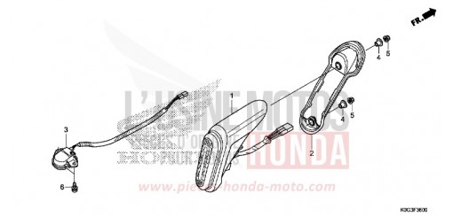 HECKLEUCHTE/KENNZEICHENBELEUCHTUNG C125AK de 2019
