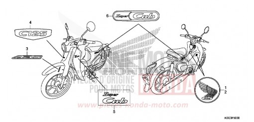MARKE/EMBLEM C125AK de 2019