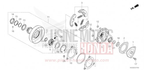 FREILAUFKUPPLUNG C125AN de 2022
