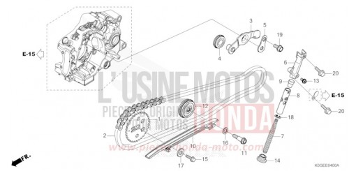NOCKENWELLENKETTE/SPANNVORRICHTUNG C125AN de 2022