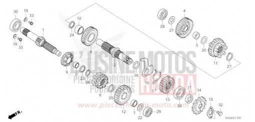 GETRIEBE C125AN de 2022