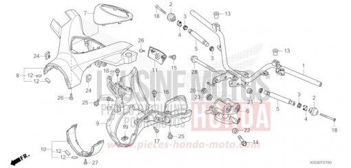 ROHRGRIFF/GRIFFABDECKUNG C125AN de 2022