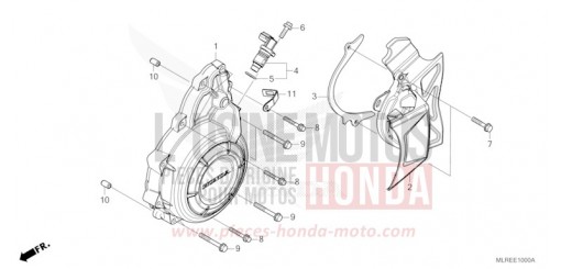 WECHSELSTROM-GENERATORABDECKUNG CB500FACT de 2026