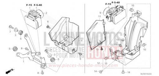 ABS-MODULATOR CB500FACT de 2026