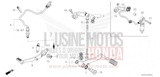 PEDAL CB500FACT de 2026