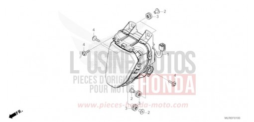 SCHEINWERFER CB500FACT de 2026