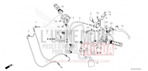 HEBELGRIFF/SCHALTER/KABEL CB500FACT de 2026