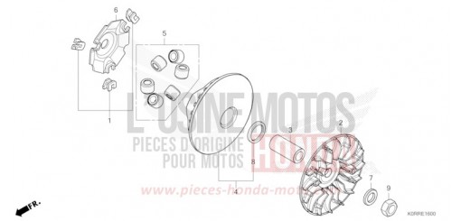 ANTRIEBSFLAECHE SH125ADR de 2024