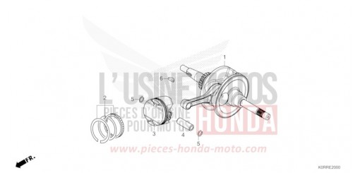 VILEBREQUIN/PISTON SH125ADR de 2024