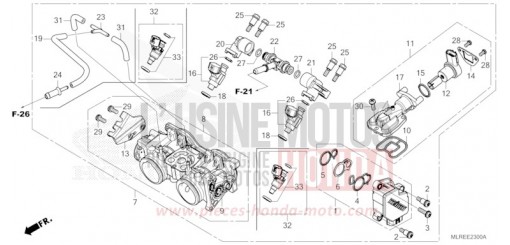DROSSELKLAPPENGEHAEUSE CB500FAT de 2026