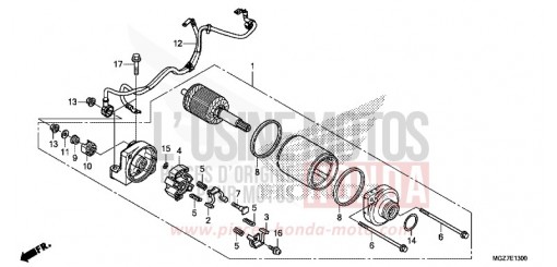 ANLASSER CB500XAD de 2013