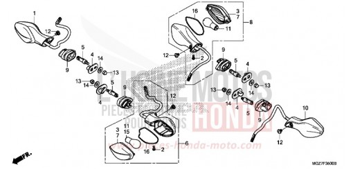 BLINKER CB500XAD de 2013
