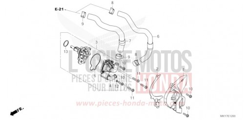 WASSERPUMPE CB650RACT de 2026