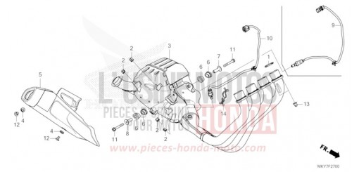 ABGAS-SCHALLDAEMPFER CB650RACT de 2026