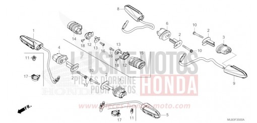 BLINKER CB750AS de 2025