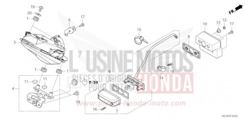 HECKLEUCHTE CB500XAR de 2024