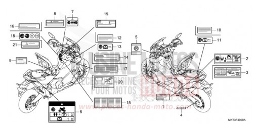 WARNETIKETT ADV750M de 2021