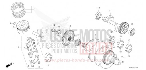 KURBELWELLE/KOLBEN CB500XAR de 2025