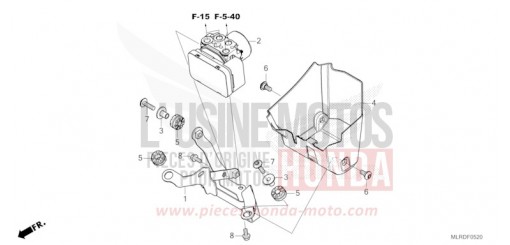 ABS-MODULATOR CB500XAR de 2025