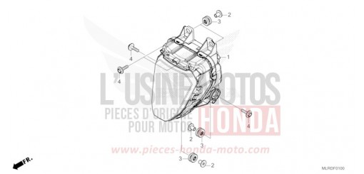 SCHEINWERFER CB500XAR de 2025
