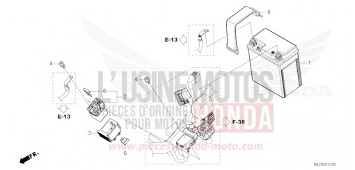 BATTERIE CB500XAR de 2025